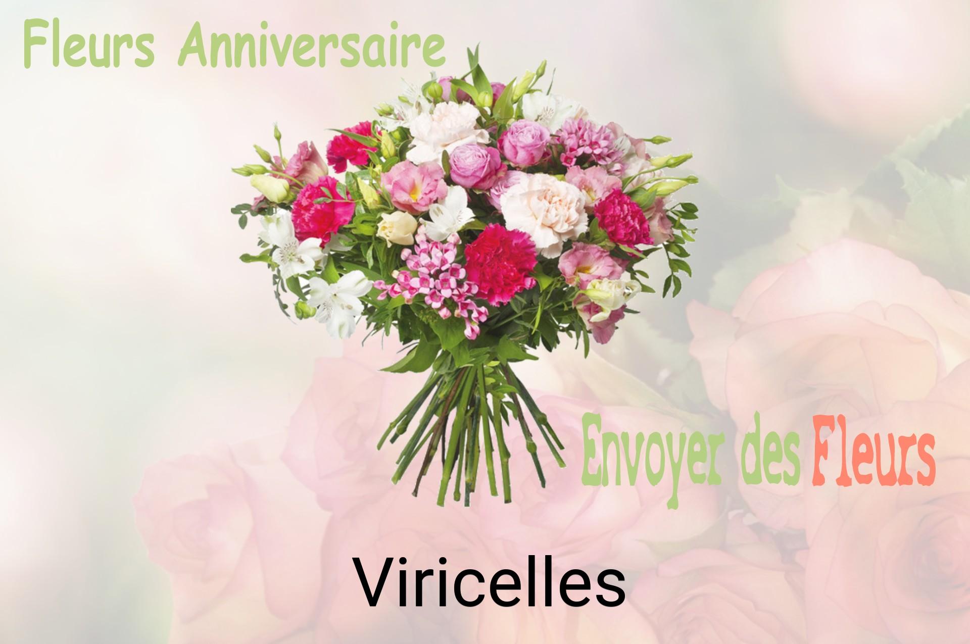 Bouquet de fleurs d’anniversaire livré à Viricelles